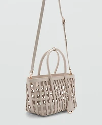 Mango Women's Braided Handbag