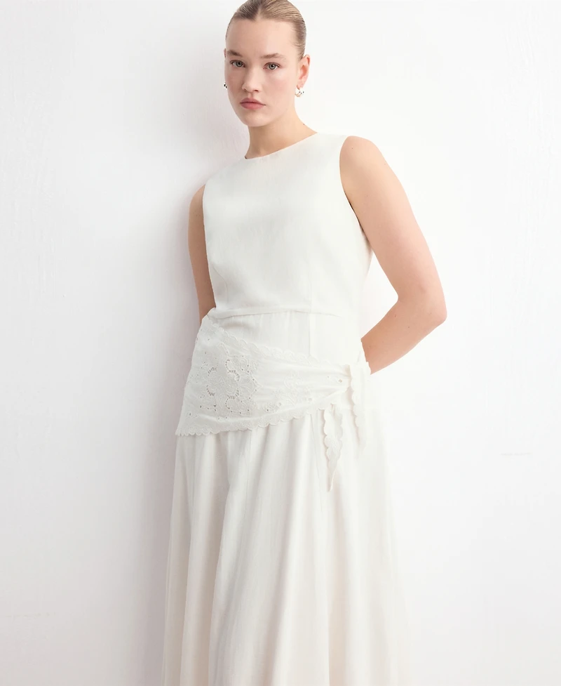 Mango Women's Handkerchief A-Line Dress