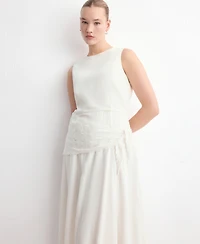 Mango Women's Handkerchief A-Line Dress