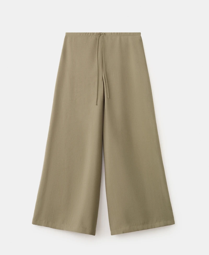 Mango Women's High-Rise Wide Leg Pants