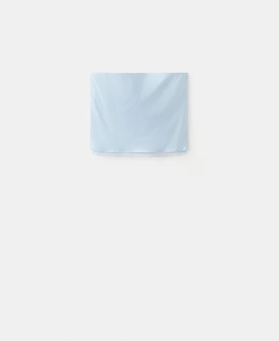 Mango Women's Ruffles Strapless Top