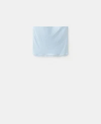 Mango Women's Ruffles Strapless Top