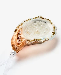 Holiday Lane Seaside Glass Oyster Ornament, Macy's Exclusive