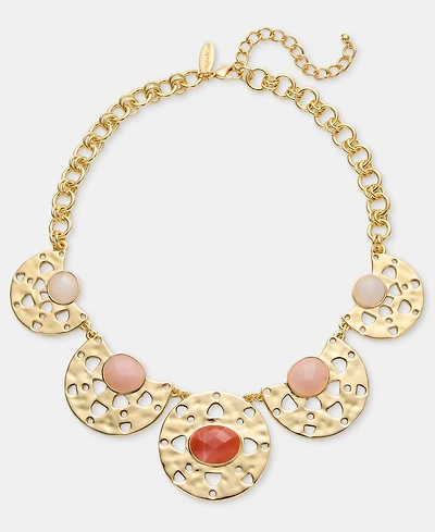 Style & Co Gold-Tone Pendant Link Necklace, Macy's Exclusive