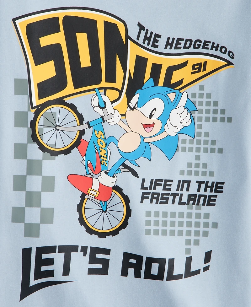 Epic Threads Boys' Xs-xl Sonic Let's Roll Short-Sleeve T-Shirt, Macy's Exclusive