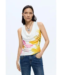 Desigual Women's Printed sleeveless t-shirt