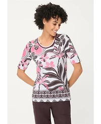 Olsen Women's Wildflower Panneaux T-Shirt