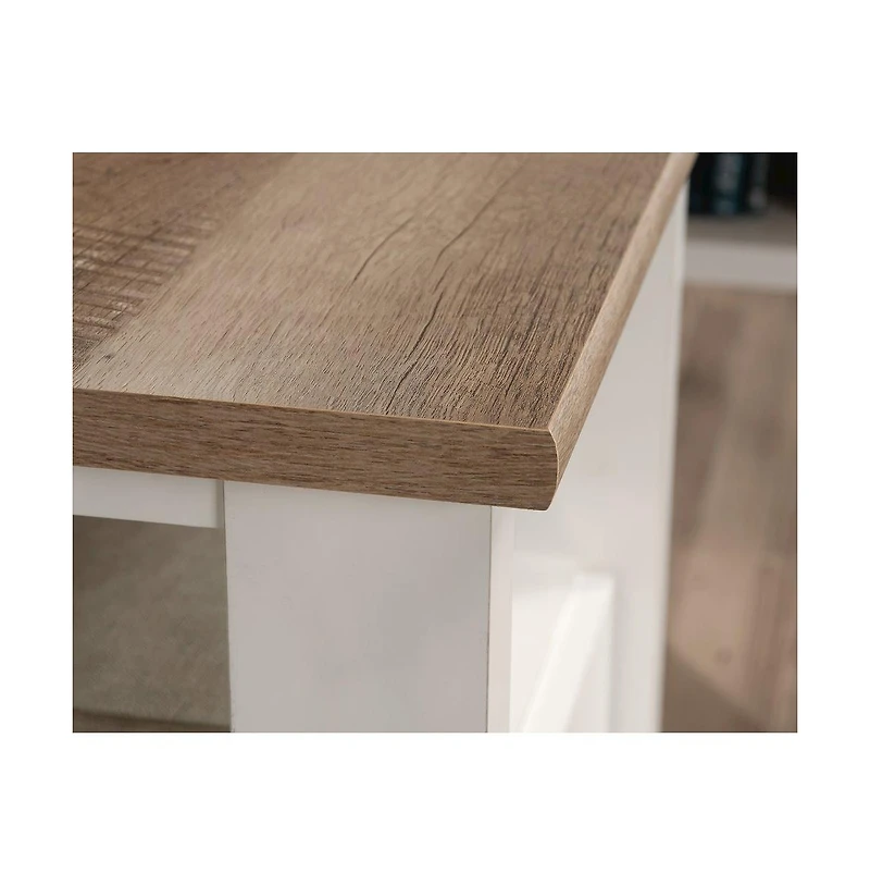 Sauder August Hill L Desk, Mystic Oak finish