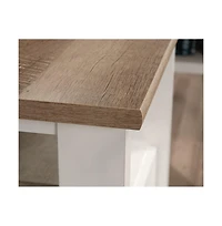 Sauder August Hill L Desk, Mystic Oak finish