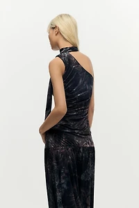 Desigual Women's Fitted Asymmetric Top