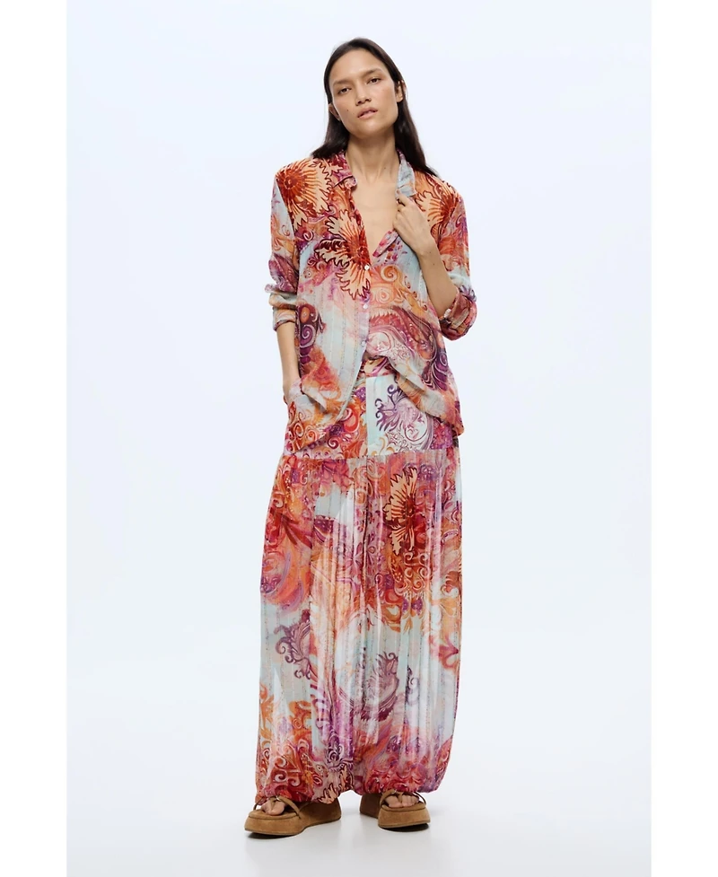 Desigual Women's Paisley printed shirt