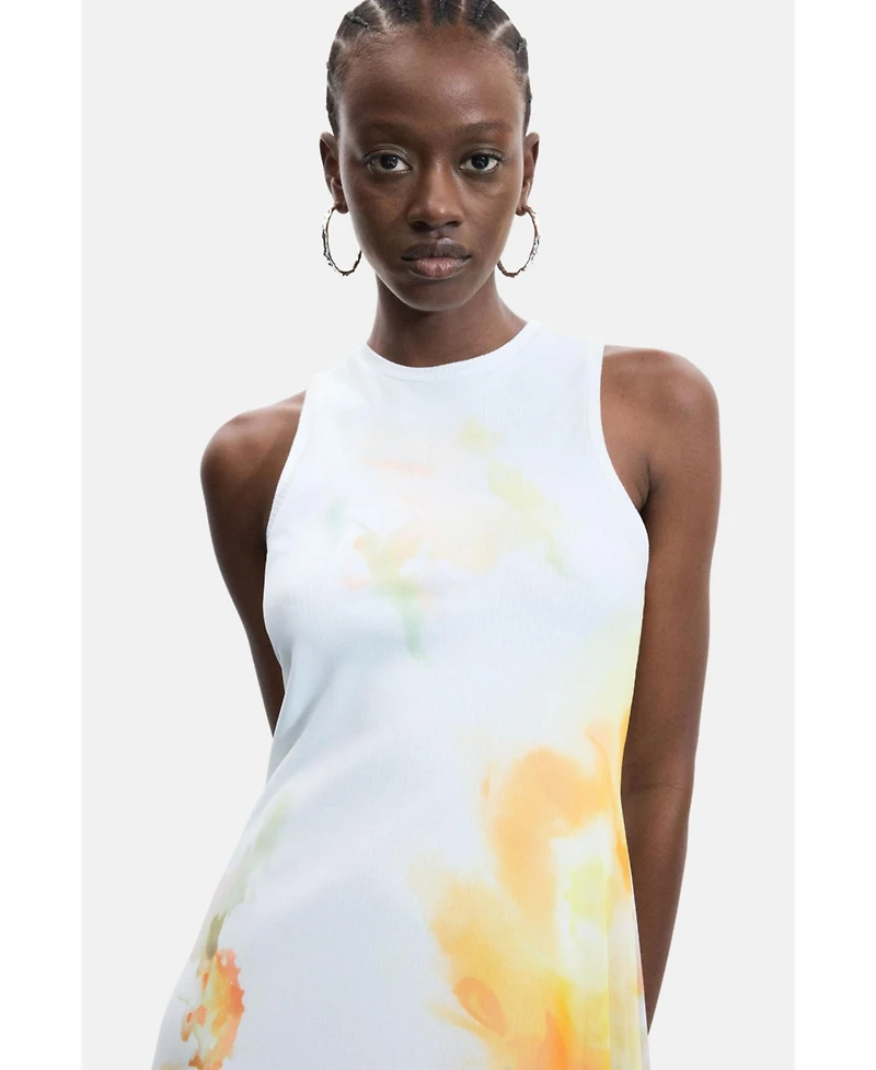Desigual Women's Asymmetric sleeveless dress