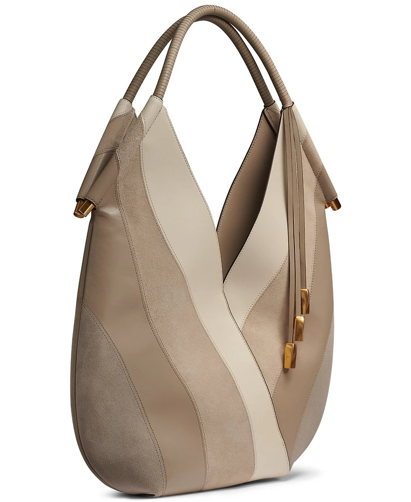 Donna Karan New York Baldwin Curve Pieced Medium Shoulder Handbag