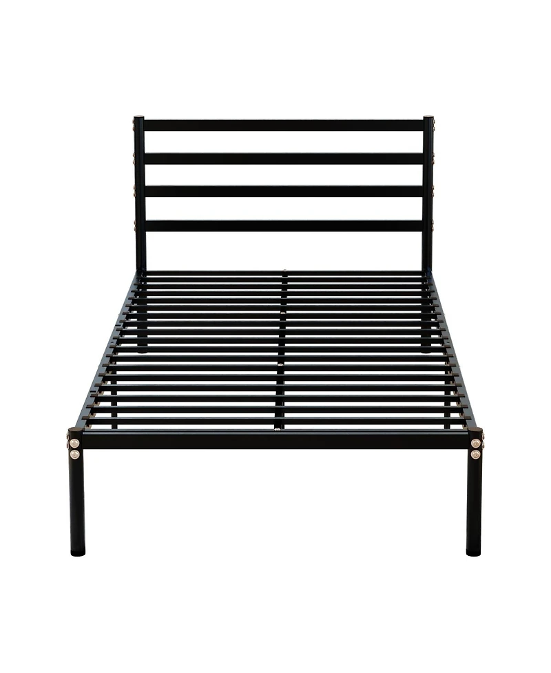 Streamdale Furniture Metal Platform Bed Frame Twin Size Storage Easy Assembly