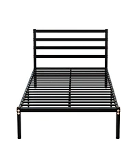 Streamdale Furniture Metal Platform Bed Frame Twin Size Storage Easy Assembly