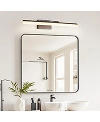 Busdays 32 Inch Modern Led Bathroom Vanity Light Sleek Metal Wall Light for Mirror Dressing Room or Sink Area