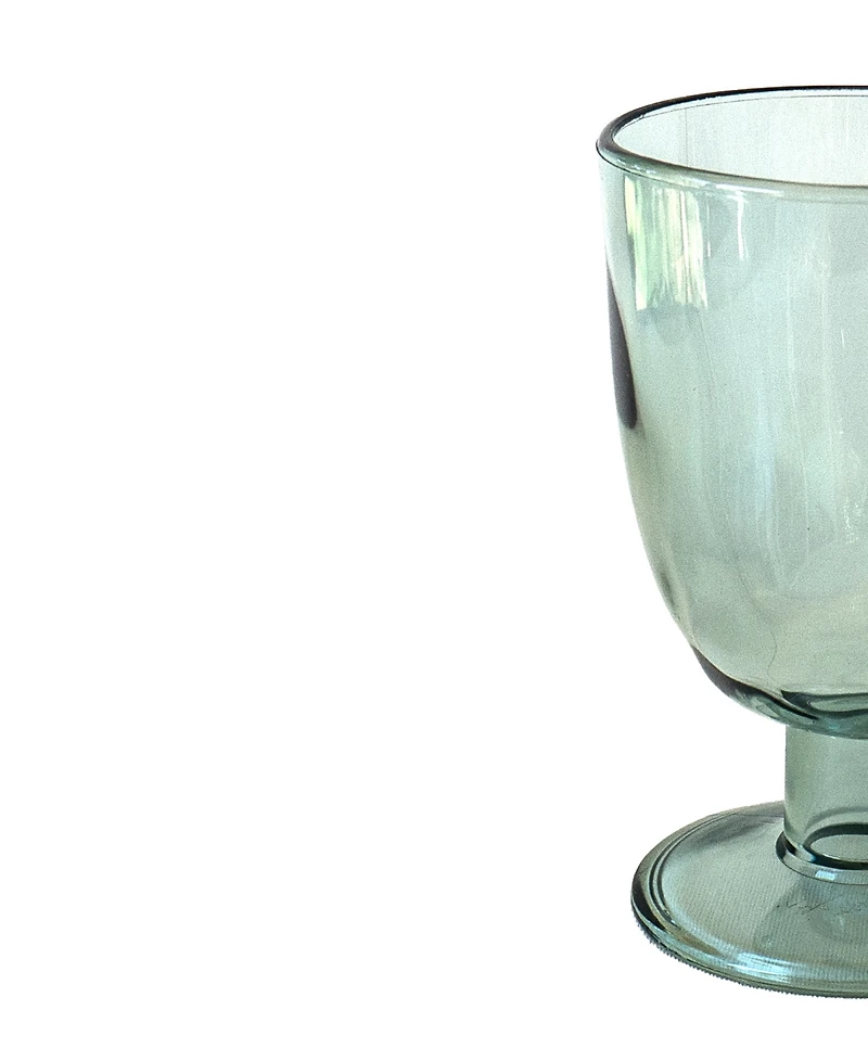 Abode Homewares Rustic Goblets Glasses, Set of 6