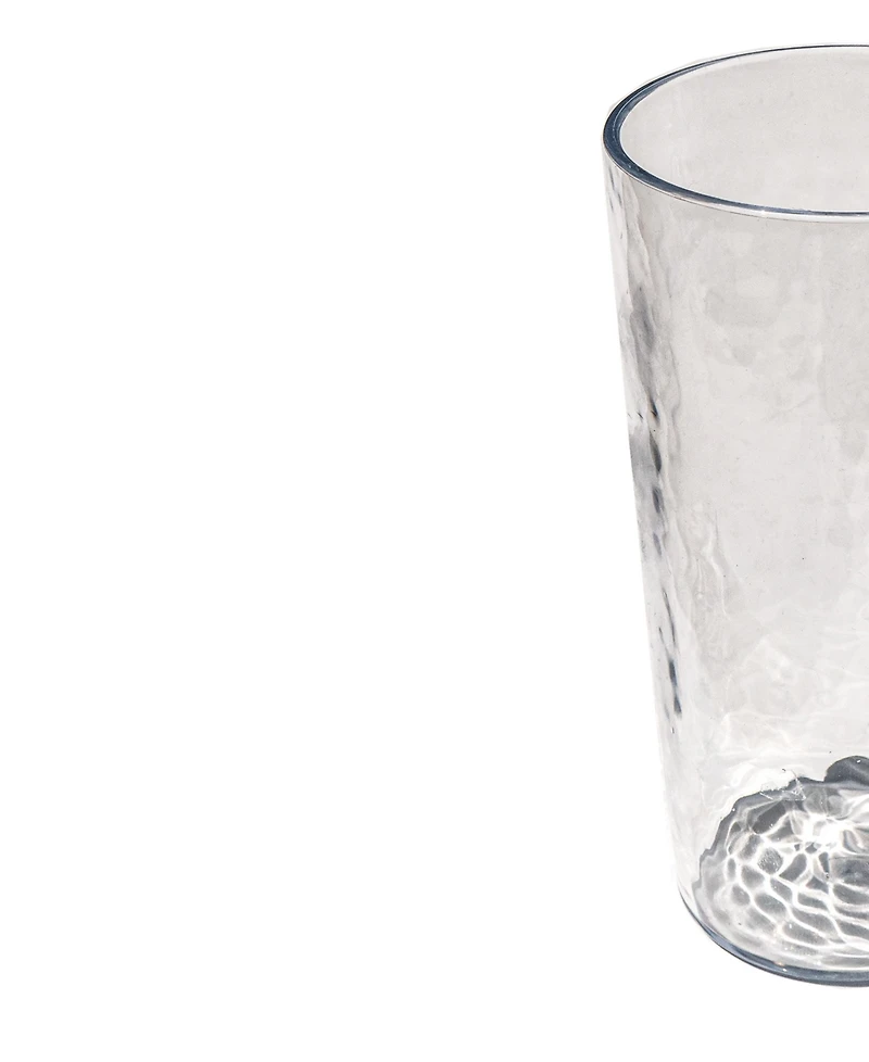 Abode Homewares Hammered Rustic Acrylic Drinking Glasses