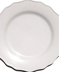 Abode Homewares Scallop NewWave Melamine Salad Plates, Set of 6