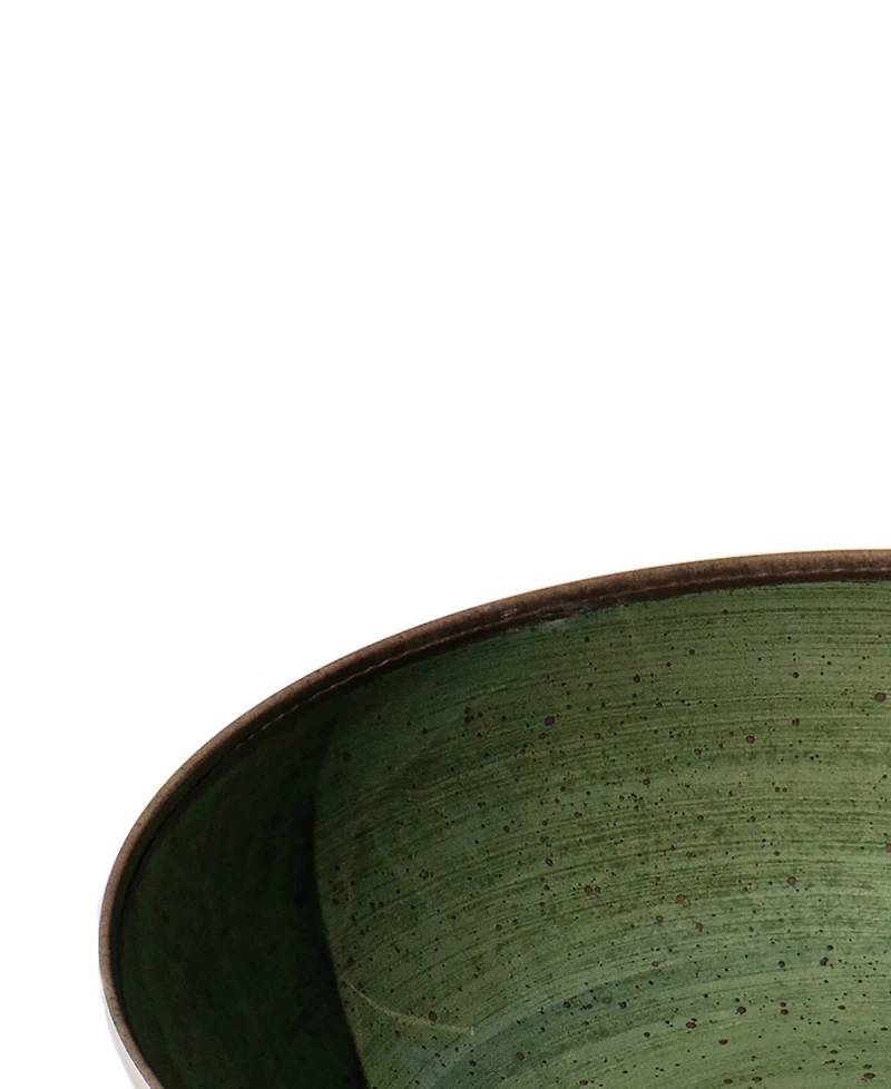 Abode Homewares Retreat Pottery 13.5" Melamine Serving Bowl