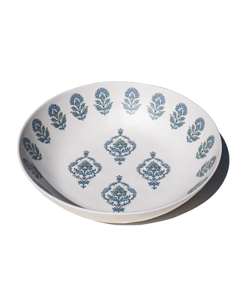 Abode Homewares Kashmir NewWave Melamine Low Bowls, Set of 6