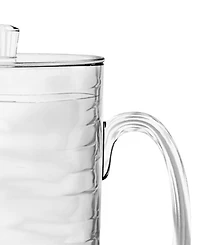 Abode Homewares Cordoba Pitcher with Lid, Clear, 78 oz., Premium Plastic