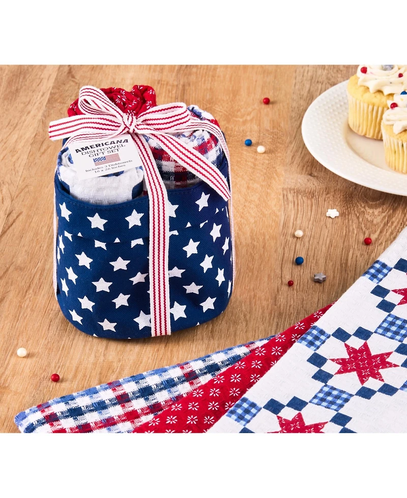 Design Imports Patriotic Dishtowel Gift Set