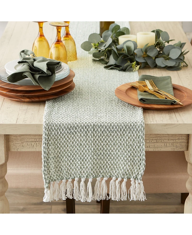 Design Imports Woven Table Runner, 15" x 72"