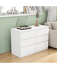 Streamdale Furniture 2 pieces 19.7 inches 3-Drawer Nightstand Set