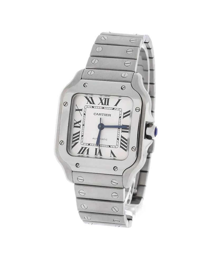 Pre-Owned Cartier Santos de Cartier Automatic Watch in Stainless Steel 35mm