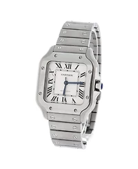 Pre-Owned Cartier Santos de Cartier Automatic Watch in Stainless Steel 35mm