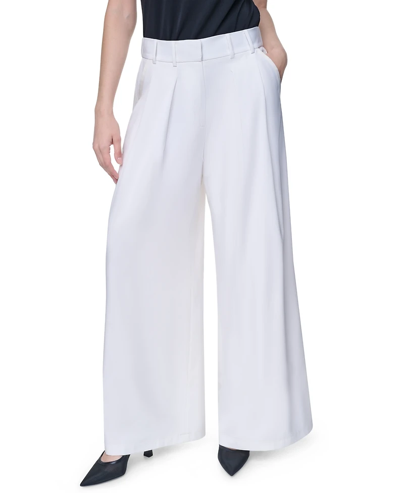 Dkny Women's Every Day Stretch Wide-Leg Pants