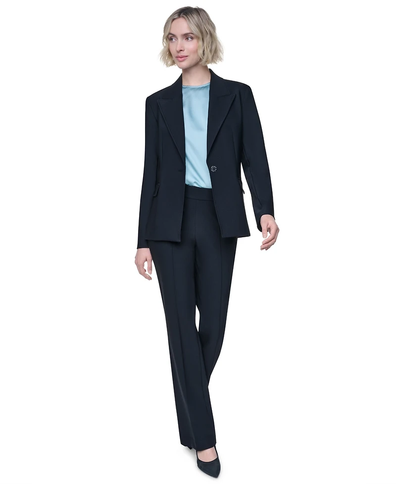Dkny Women's Long-Sleeve Tech Sport One-Button Blazer
