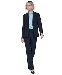 Dkny Women's Long-Sleeve Tech Sport One-Button Blazer