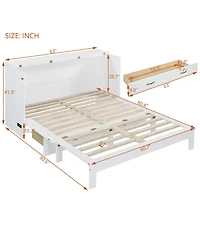 Streamdale Furniture Murphy Bed with Large Drawers
