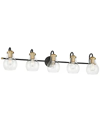 Possini Euro Design Brade 39.5" Wide 5 Light Bath Light Fixture