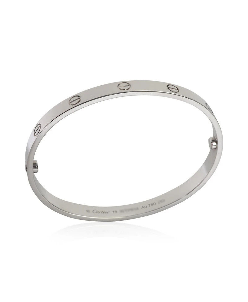 Pre-Owned Cartier White Gold Love Bracelet