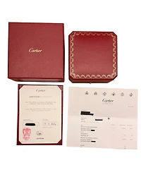 Pre-Owned Cartier Yellow Gold Diamond Love Single Screw Closure Bracelet