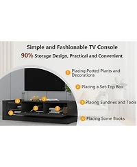 Streamdale Furniture Led Tv Stand Outlet