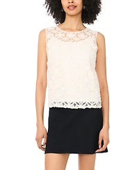 Vince Camuto Women's Sleeveless Crewneck Blouse