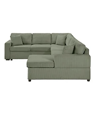 Streamdale Furniture U-Shaped Sectional Sofa with Chaise and Pillows