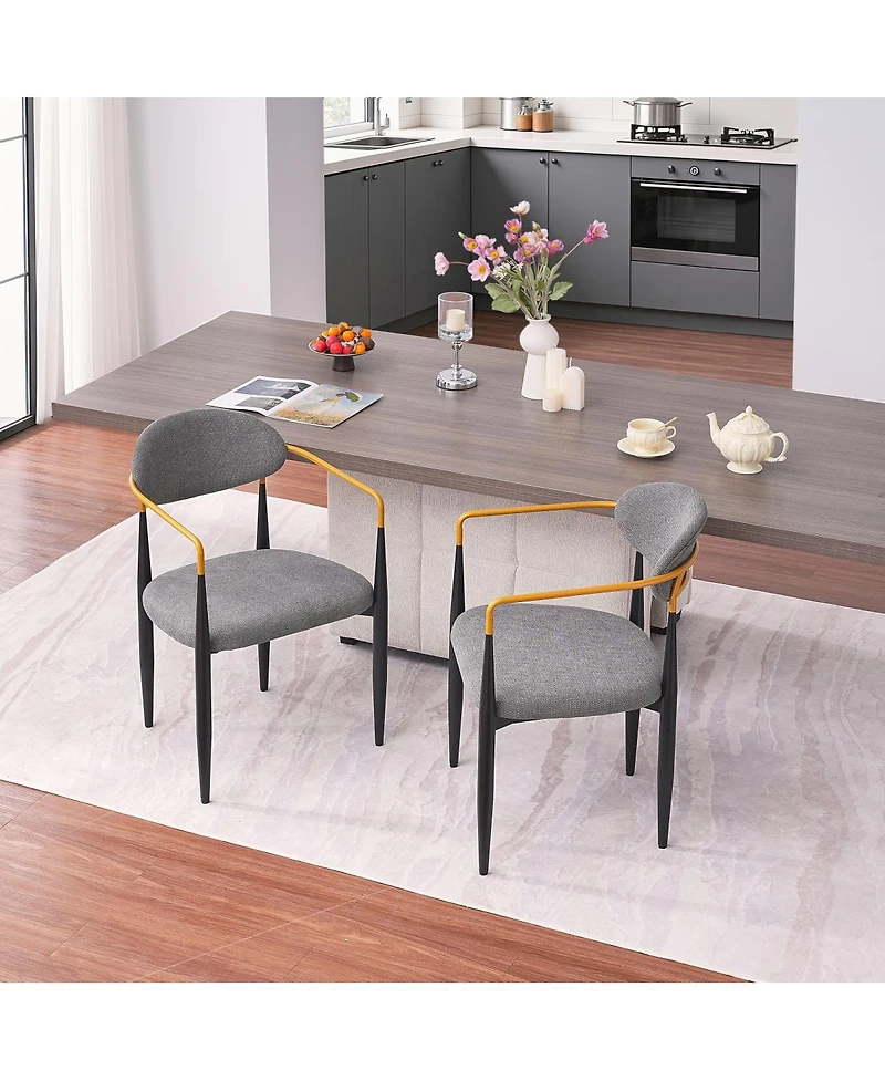 Streamdale Furniture Upholstered Dining Chairs (Set of 2)