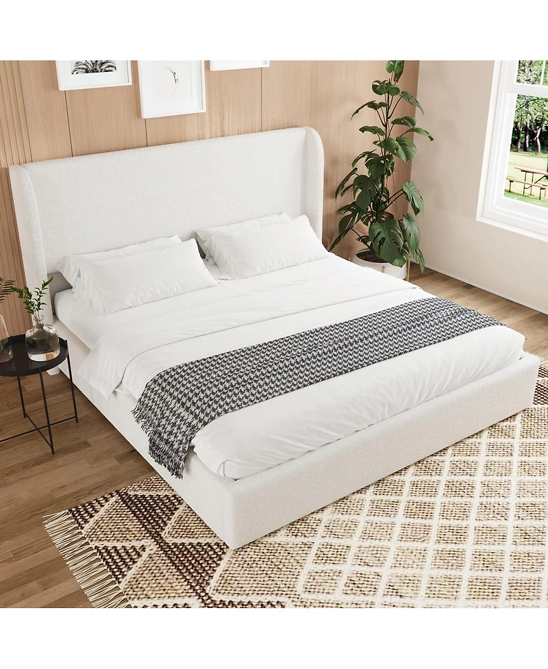 Streamdale Furniture Boucle Cloud Bed Frame