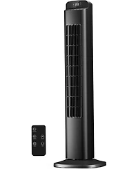 Antarctic Star Oscillating Tower Fan, 5 Speeds with Remote and Led Temperature Display
