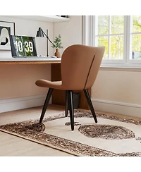 Streamdale Furniture Modern Pu Leather Dining Chairs