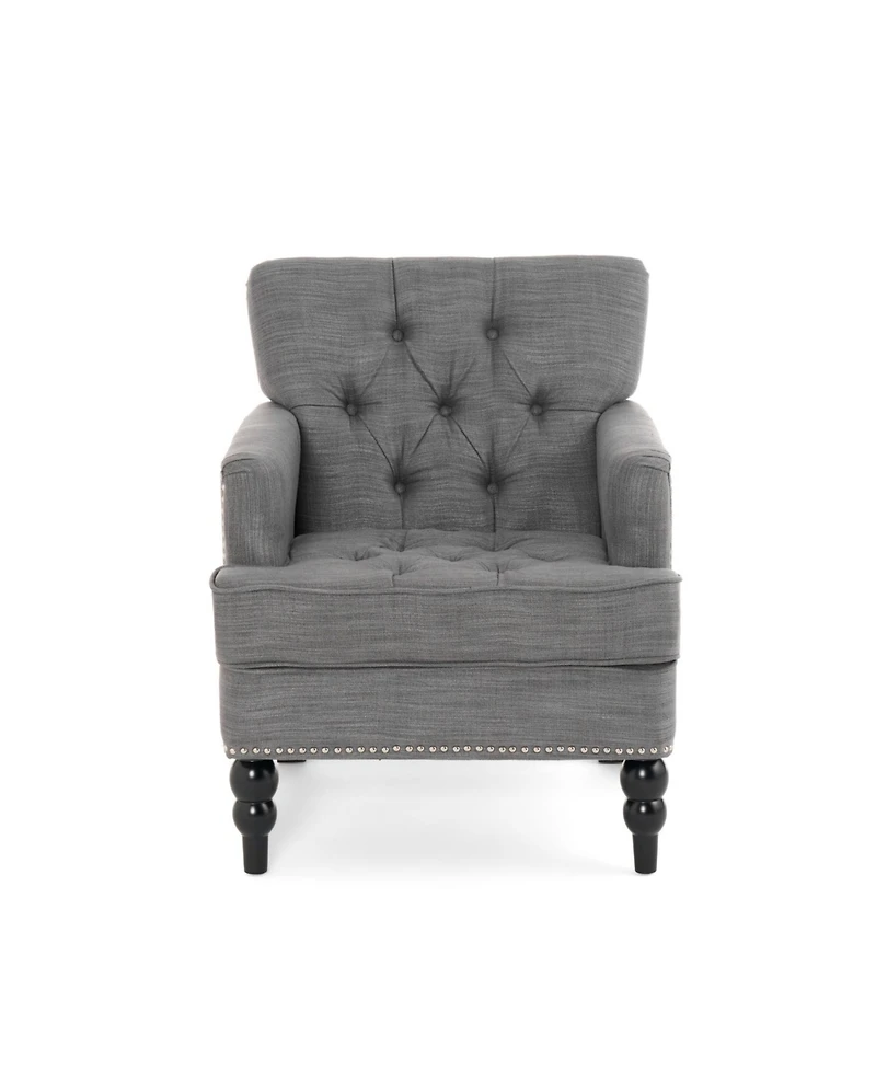 Streamdale Furniture Tufted Back Club Chair - Fabric/Microfiber