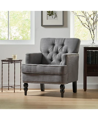 Streamdale Furniture Tufted Back Club Chair - Fabric/Microfiber