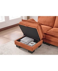 Streamdale Furniture Cloud Modular Corduroy Sectional Sofa