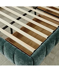Streamdale Furniture Ca King Upholstered Bed with Storage Drawer
