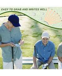 Gnuadz Golf Pencils Bulk Mini Hexagonal Wood Hb Pre-Sharpened